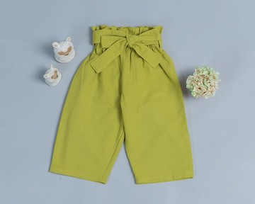 腰帶長褲-訂製 棉麻26