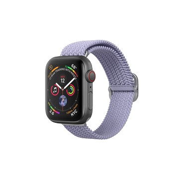 Apple Watch SE (44mm) Apple Watch 專用編織錶帶 紫