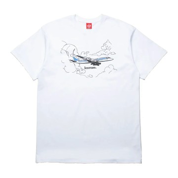 ICECREAM PRIVATE JET SS TEE 短袖T恤 白