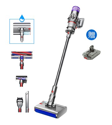 Dyson Digital Slim Submarine™ 輕量乾濕全能洗地吸塵器 (雙電池組)
