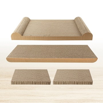 【專用配件】貓本屋 輕奢華雙層雙洞口 貓抓板貓屋專用替換芯(4片/組)