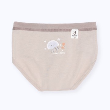 minihope美好的親子生活-男童三角褲-歡樂跳舞的水母