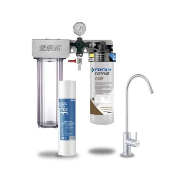 EVERPURE 櫥下型 PURVIVE Duo-OCS2無鉛龍頭兩道式生飲淨水器(前置PP)