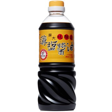 屏大薄鹽醬油710ml