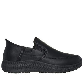 Skechers Russom [200249BLK] 男 工作鞋 止滑 舒適 電器絕緣 黑