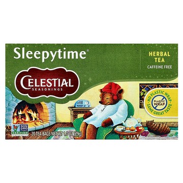 Celestial Seasonings, 草本茶，睡前，無咖啡萃取，20 茶包，1.0 盎司（29 克）