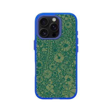 iPhone 16 Pro Clear 激光藍 - Flower Press Stuido - 獵月