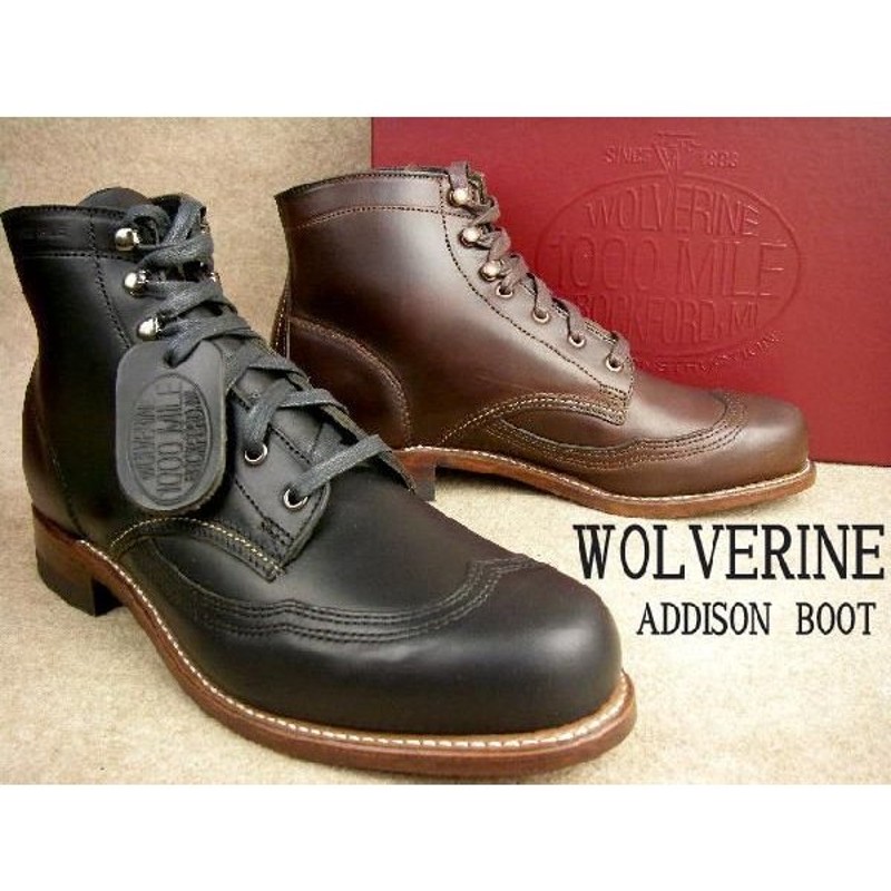 ウルヴァリンwolverine Addison Boot Wo5344bl Wo5342br ウルバリン アディソンブーツ メンズ Boots 通販 Lineポイント最大0 5 Get Lineショッピング