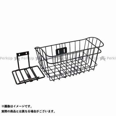 正規品／ダイキ（自転車） すこし大きめ仕様 （L-ATB） ATB用 キャリア付フロント大型カゴ（ブラック ） DAIKI 自転車