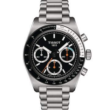 TISSOT PR516 手動上鍊機械錶 計時手錶 男錶-41mm T1494592105100/黑色
