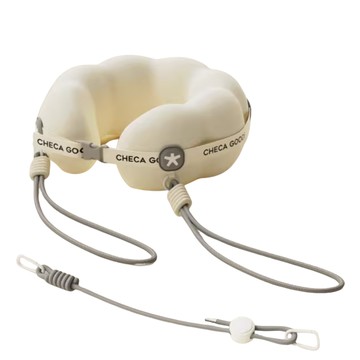 【CHECA GOODS】護頸旅遊U型枕-泡泡米 CGBravoT13-CM