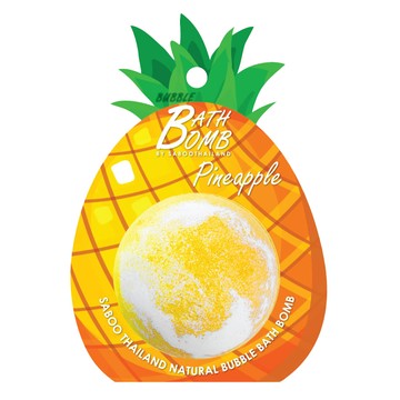 Saboo 泡泡沐浴球 鳳梨 Pineapple  150g  1顆