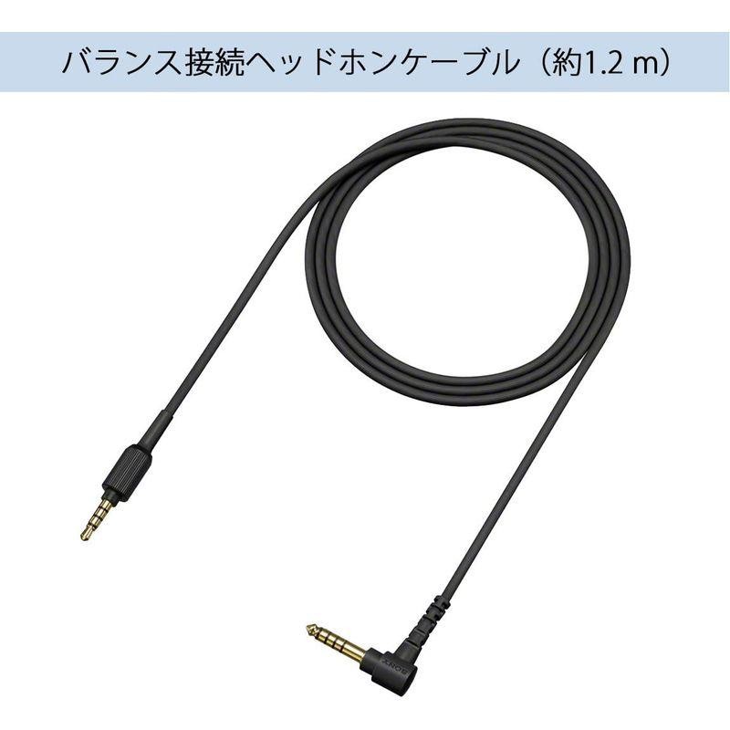 日本未発売】 ソニー SONY ヘッドホン MDR-1AM2 B ハイレゾ 密閉型 折りたたみ式 ケーブル着脱式 バランス接続 Φ4.4ケーブル同梱  リモコン マイク付き 2018年 ブラック 並行輸入品