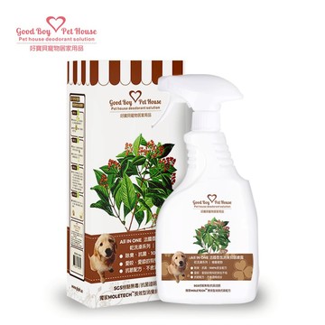 【GBPH好寶貝】All IN ONE法國香氛寵物除臭防護噴霧 乾洗澡系列 – 檀香鮑勃 500ml (犬貓通用)