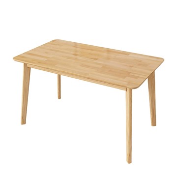 Style SAITO 天然全實橡膠木長桌 99*59*73cm/餐桌/洽談桌/會議桌/工作桌