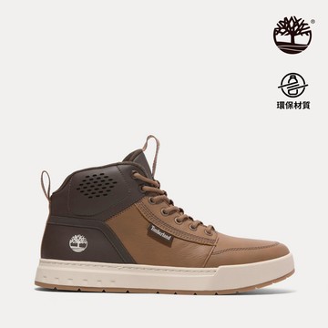 Timberland 男款鐵鏽色皮革中筒休閒鞋|A69JSEM6