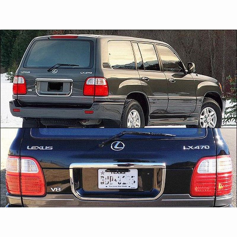 ランクルJ100シグナス前期/LEXUS/レクサスLX470純正USエンブレムセット