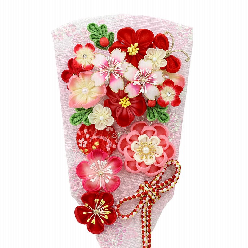 № 193 羽子板 雛飾り 誕生祝 お正月羽子板 つまみ細工(スタン付き