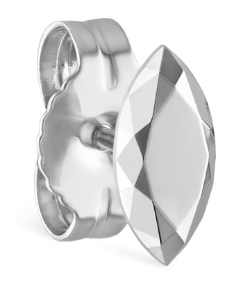 Maria Tash Faceted Marquise Single Stud Earring