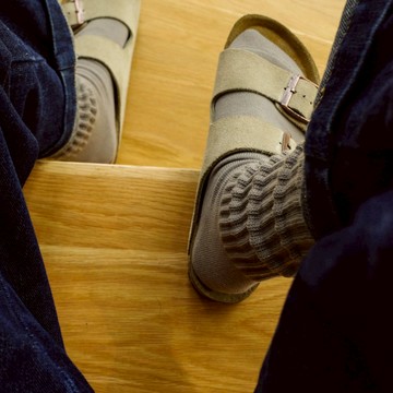 NicoFun 愛定做 美拉德 素色 粗織線 堆堆襪 超慢跑 中筒襪 運動襪 針織襪 (中性襪24.5-27cm)m)