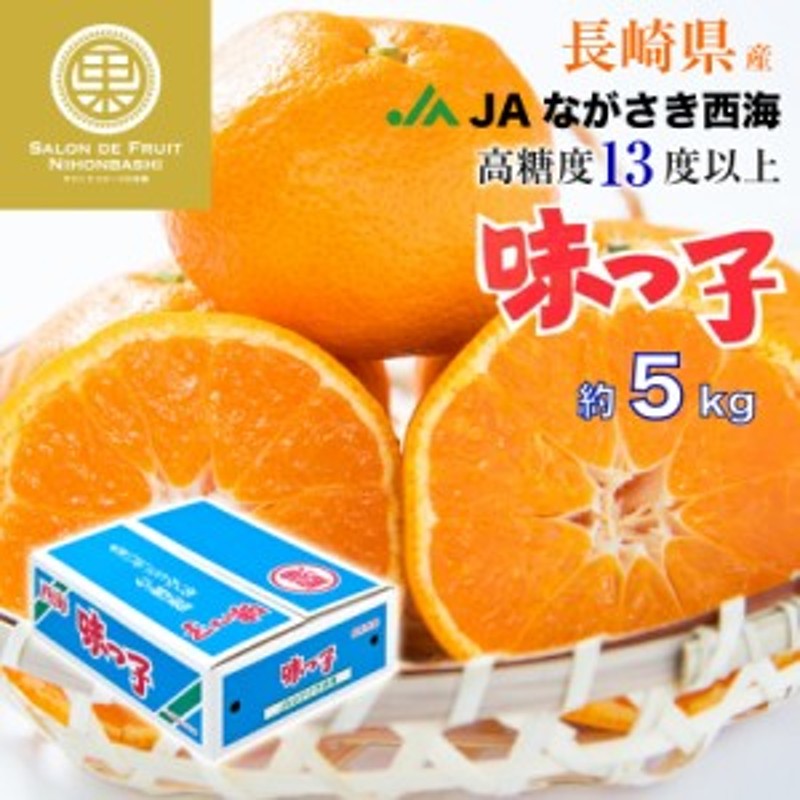 12月5日から12月30日の納品]　長崎　産地箱　お歳暮　5kg　味っ子　みかん　高糖度　JAながさき西海　SML　冬ギフト　約　2023年　高級　LINEショッピング　予約　長崎県