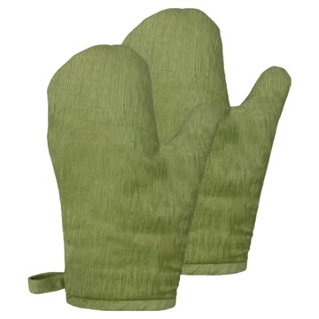 J&N 沐樂 隔熱手套 尺寸: 29*20cm 材質: 100%聚酯纖維  綠色  1組