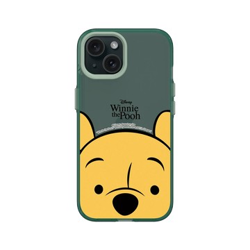iPhone 15 Clear 憂墨綠 - 迪士尼-小熊維尼 Disney Winnie The Pooh - 罐中一探