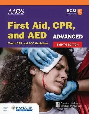 Advanced First Aid, Cpr, and AED (8版) Aaos 2022 Jones & Bartlett learning (J&B)