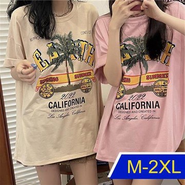 【韓國K.W.】超塵拔俗天絲棉花版好氣色上衣(休閒/T恤/印花/小香風/中大尺碼)