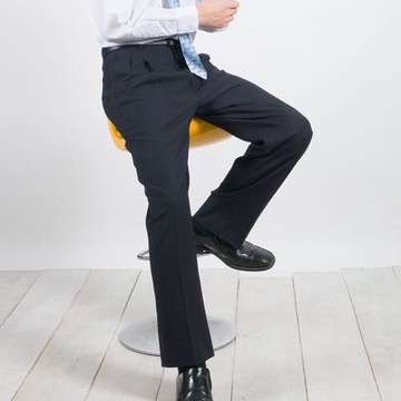 【Chinjun】正統高腰西裝褲 100%免燙 打折設計 秋冬款 直筒 商務