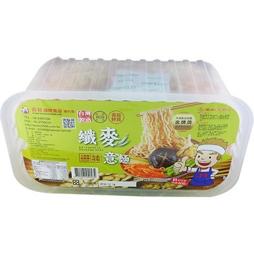 《吉好》纖麥意麵-香菇鮮蔬(360g/6入盒裝)【超取上限4盒】【現貨】