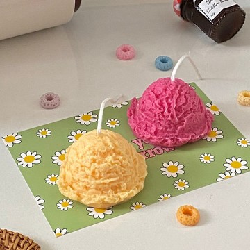【甜點系列】涼爽的冰淇淋蠟燭 ice cream candle