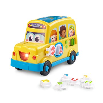 vtech 偉易達 數數音樂字母學習校車  黃色  字母數字音樂學習  幼兒玩具