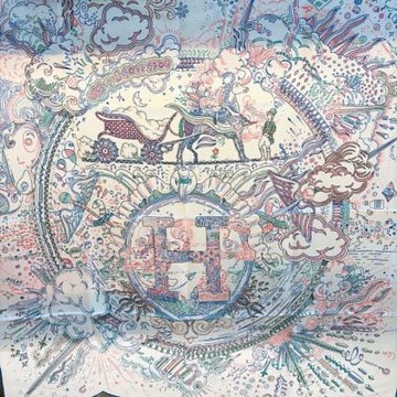 HERMES 愛馬仕最新爆款大方絲巾-(90*90)