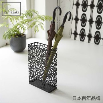 日本【YAMAZAKI】鳥巢造型傘架-黑★雨傘筒/雨傘桶
