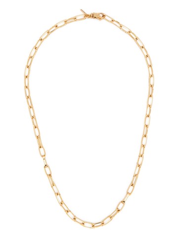 Emanuele Bicocchi - sterling silver chain-link necklace - unisex - 24kt Gold Plated Sterling Silver - One Size