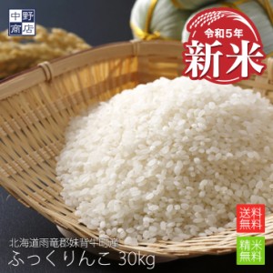 新米 無農薬 米 玄米 北海道産 ふっくりんこ 30kg 特別栽培米（節減対象農薬 栽培期間中不使用 化学肥料（窒素肥料）栽培期間中不使用）