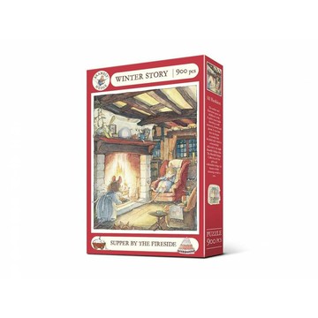 VOX - BRAMBLY HEDGE-SUPPER BY THE FIRESIDE 900片拼圖VE1000-122