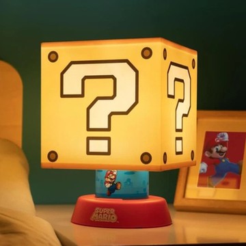 【Paladone UK】 任天堂超級瑪利歐 問號磚塊夜燈 三段亮度調節