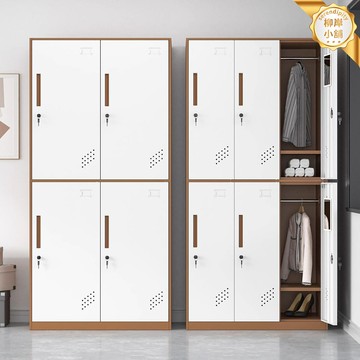 【窄身帶鎖】鋼製更衣櫃 儲物櫃 文件櫃 辦公櫃 更衣室櫃 健身房儲物櫃 加厚鋼板 多格分層 員工宿舍浴室儲物 辦公室家用皆宜