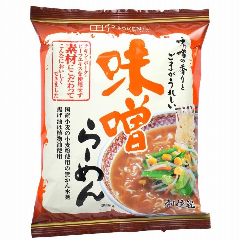 創健社 味噌らーめん 104g×10袋