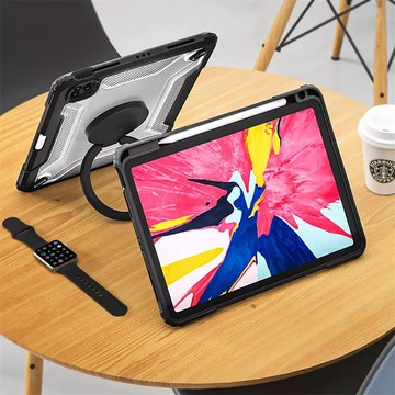 WIWU- iPad 保護套附帶Mecha圓環旋轉支架