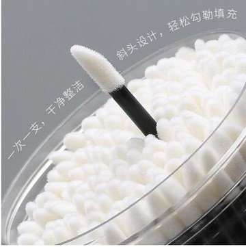 100支一次性唇刷棒口紅刷女唇膏唇釉刷粉底遮瑕便攜化妝刷師專用 99購物節