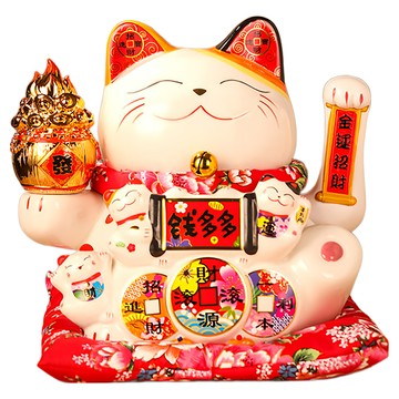 【半島良品】招財貓擺飾  開運招財錢多多  26 x 19 x 23cm