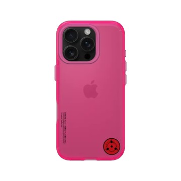 iPhone 16 Pro JellyTint 粉漾桃 - Naruto Shippuden 火影忍者 - LOGO系列-寫輪眼