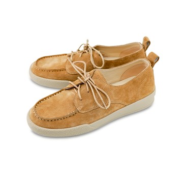 NG鞋特賣★Sabon輕盈彈力全真皮平底休閒鞋 淺棕色 (10857559)