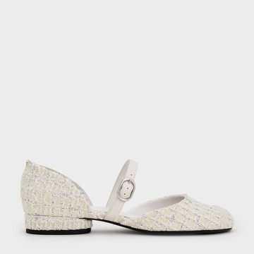 D'Orsay 瑪莉珍平底鞋