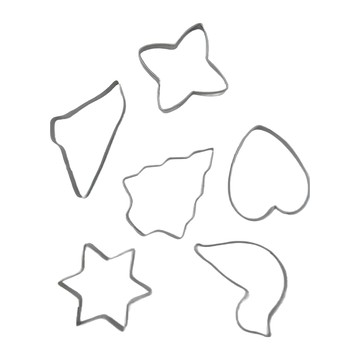 KAI 貝印 House 餅乾模組  6枚入 不鏽鋼  DL-6190  1組