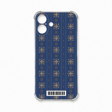iPhone 16 Plus 殼 TRON IPhone 16 PLUS 幾何復古花磚E款  載具 四角防摔殼 手機殼