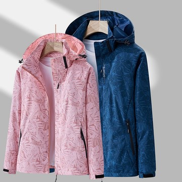 【台灣現貨】男女防風防水连帽外套 户外衝鋒衣 单层薄款滑雪服 透气耐磨情侣登山服户外衣 運動風衣外套 四季款薄外套